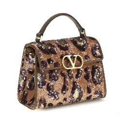 Multicolor Silk Shoulder Bag