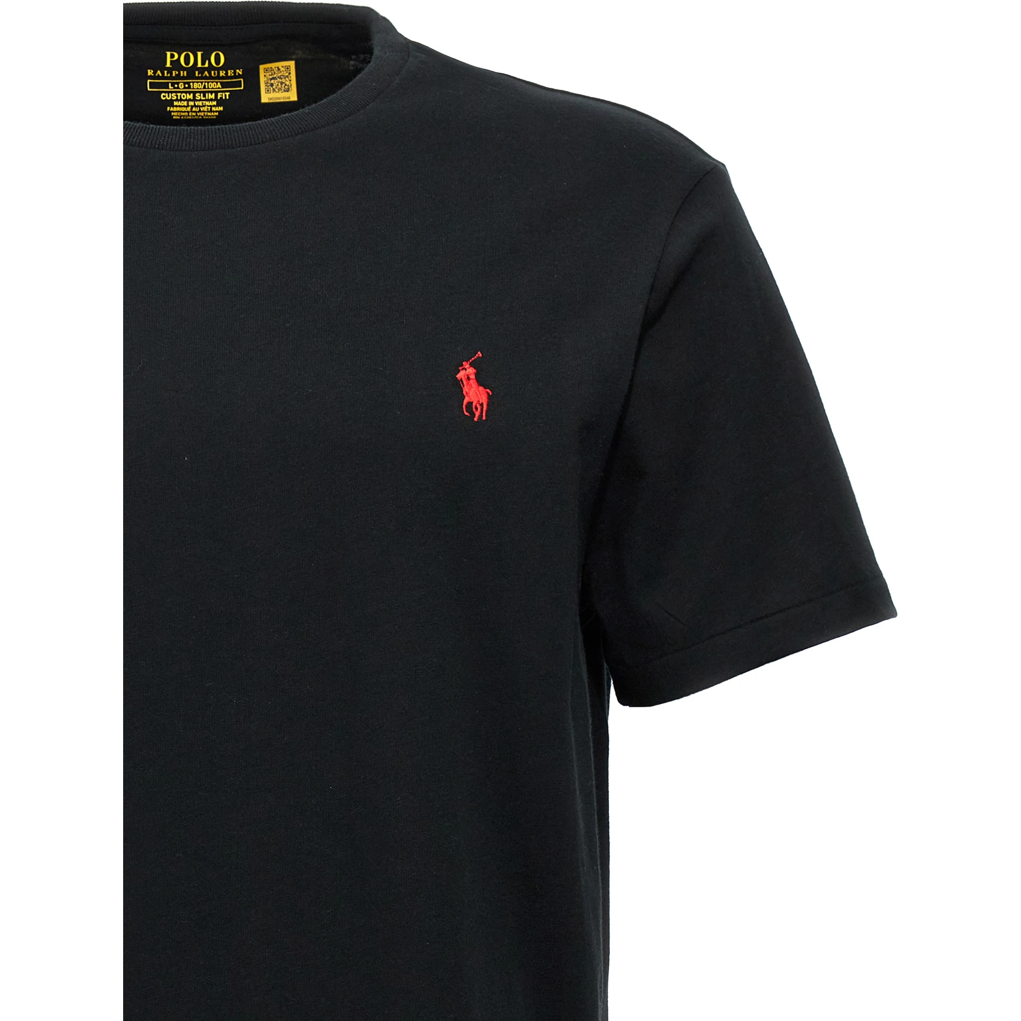 Black Cotton T-Shirt