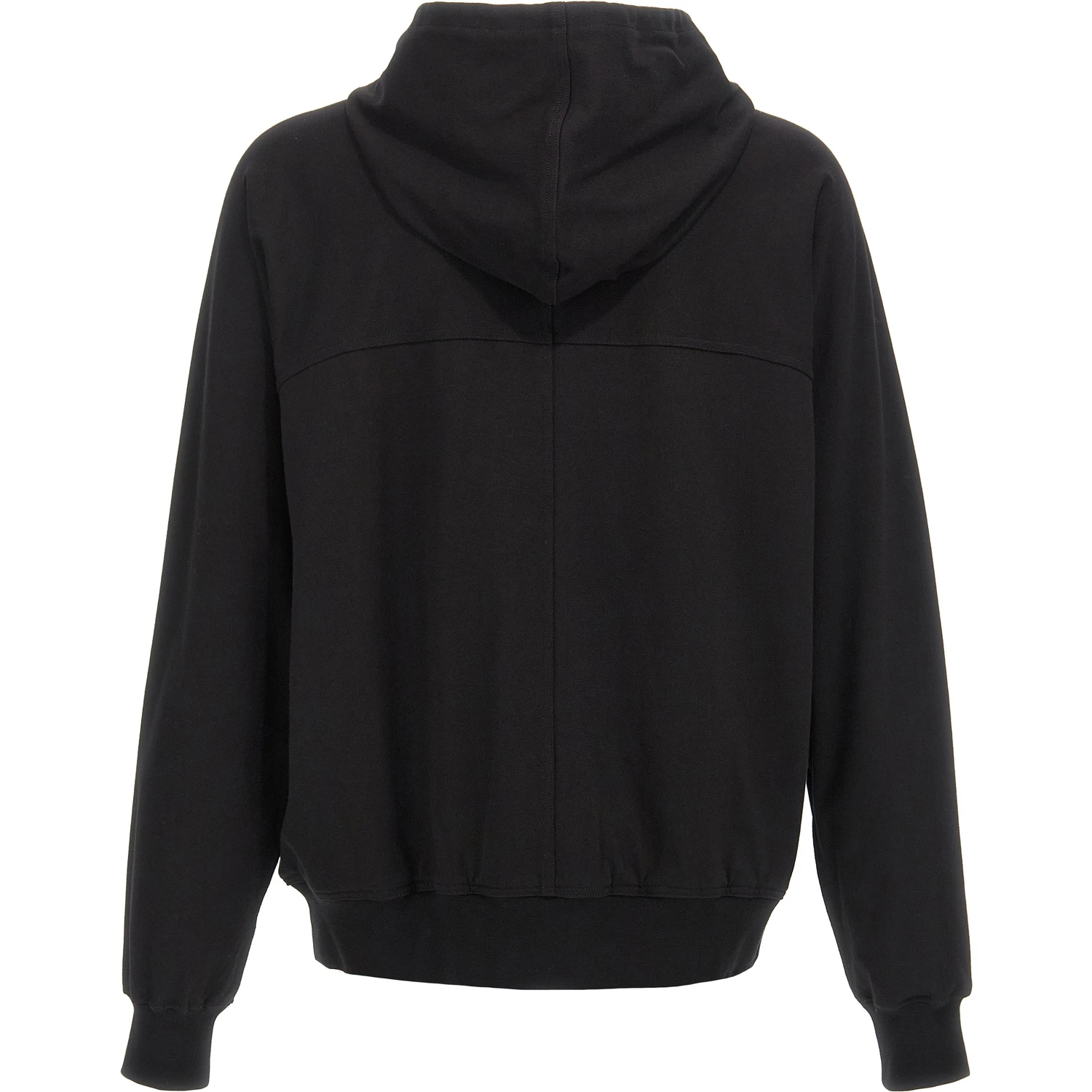 Black Cotton Hoodie