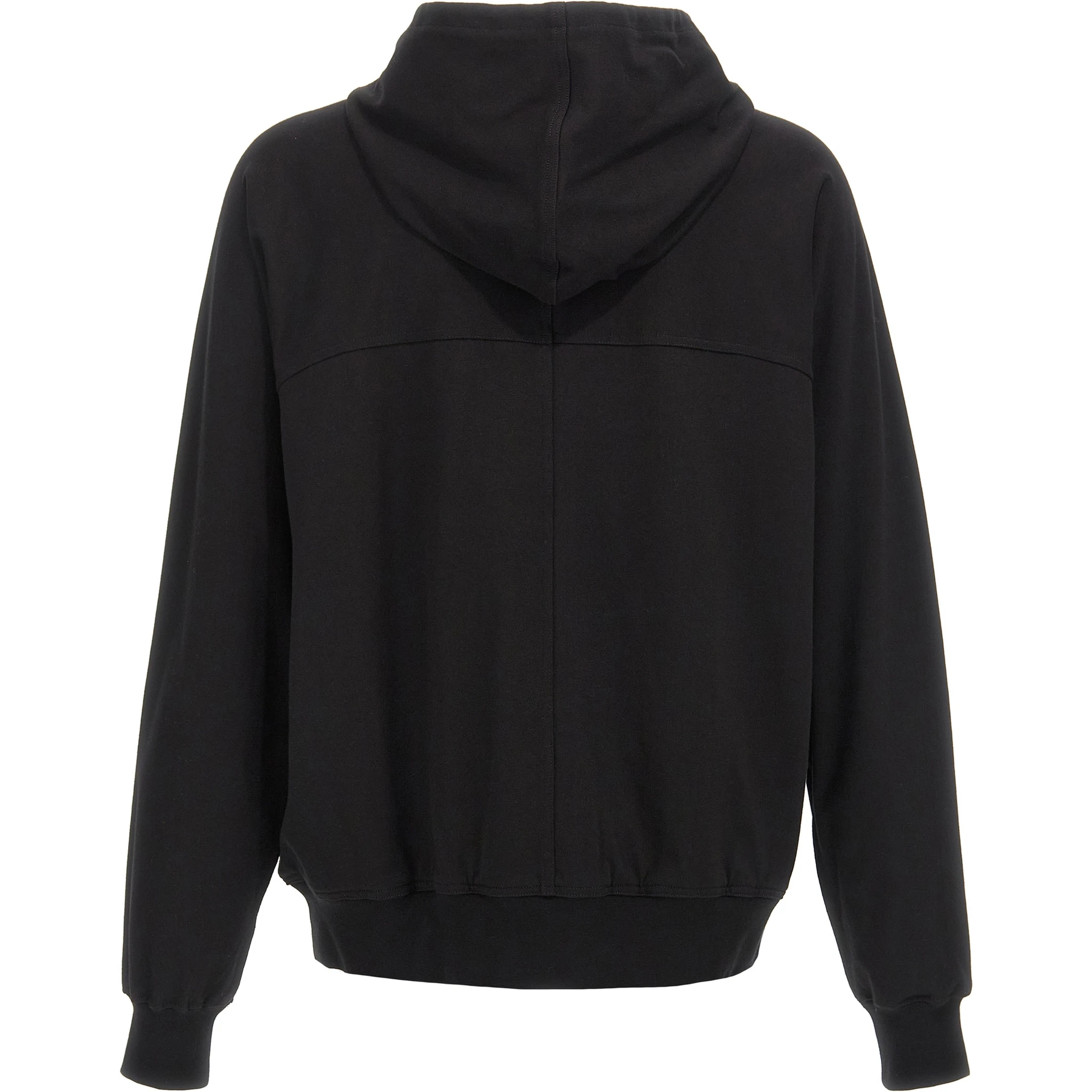 Black Cotton Hoodie