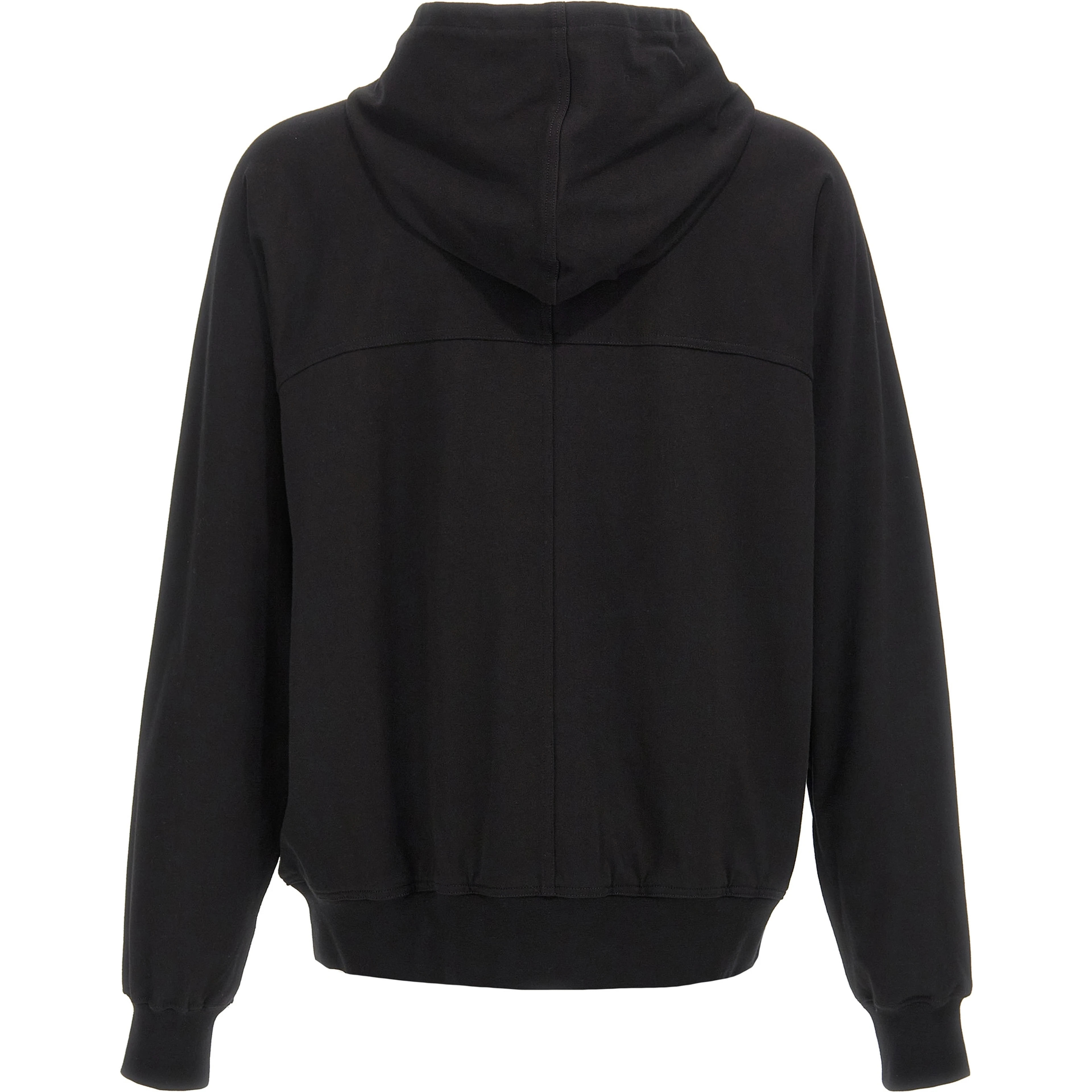 Black Cotton Hoodie