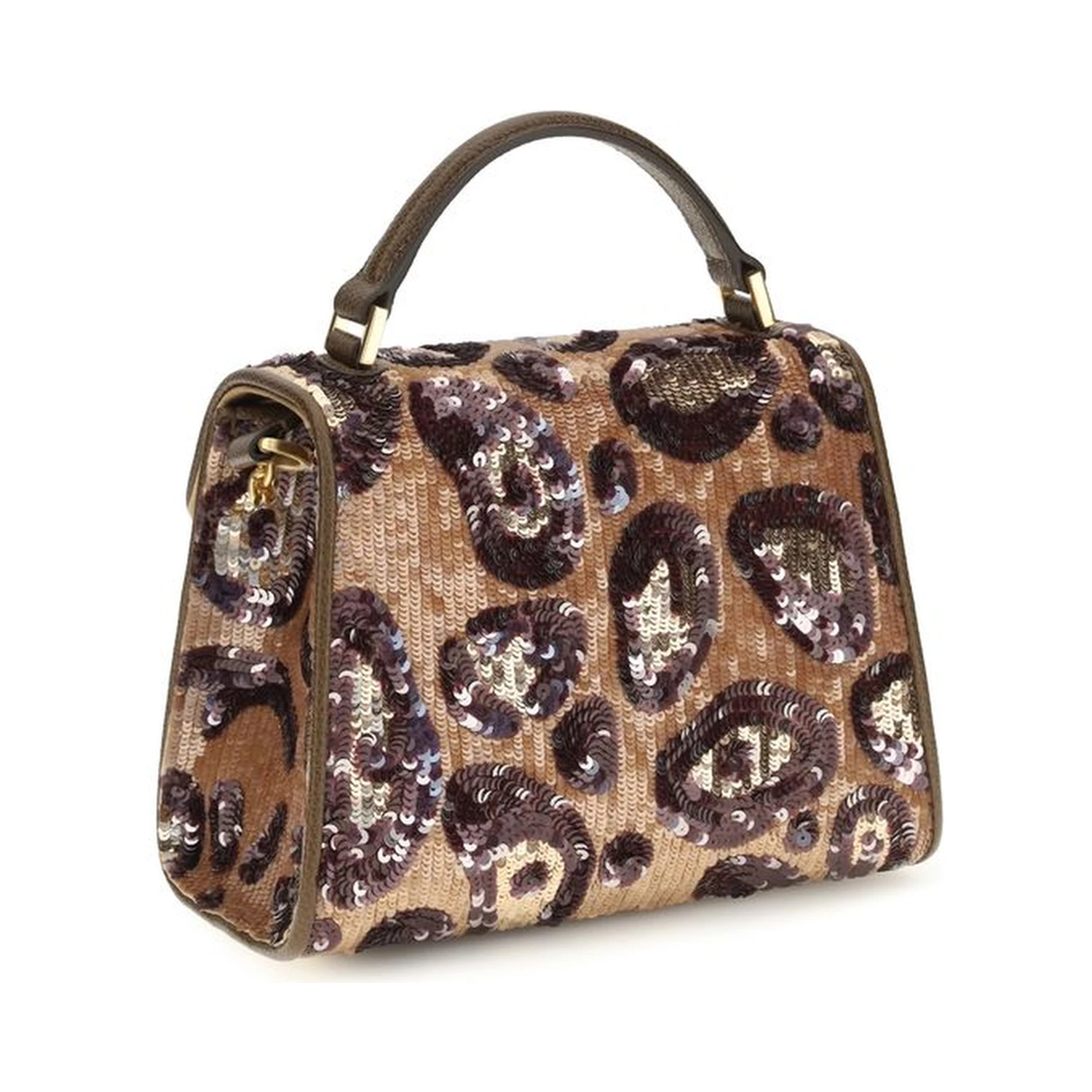 Multicolor Silk Shoulder Bag