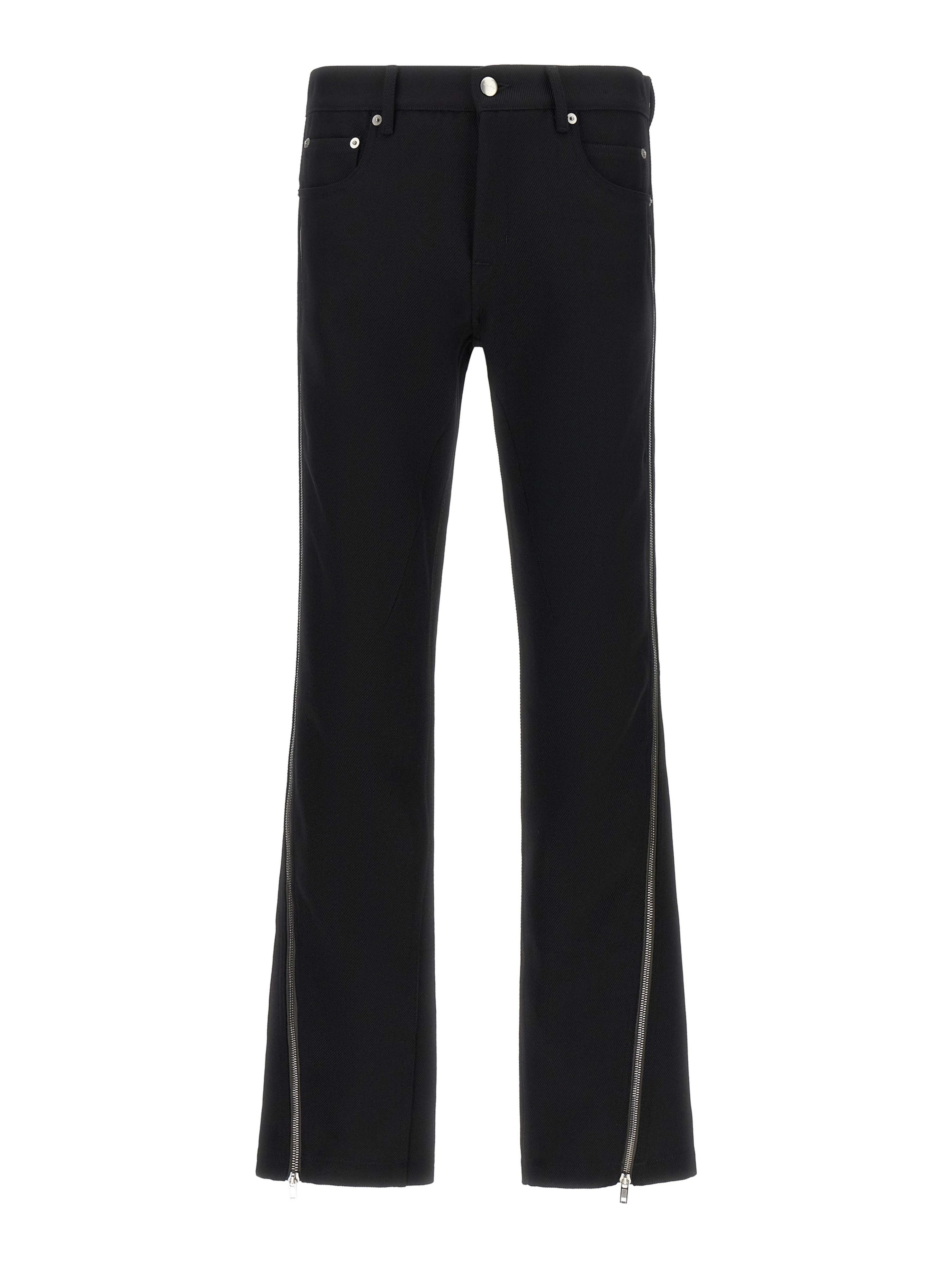 Black Virgin Wool Pants
