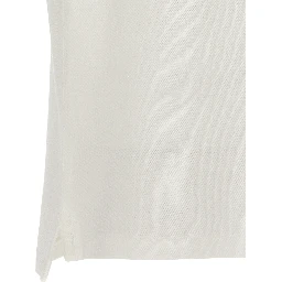 White Cotton Polo Shirt