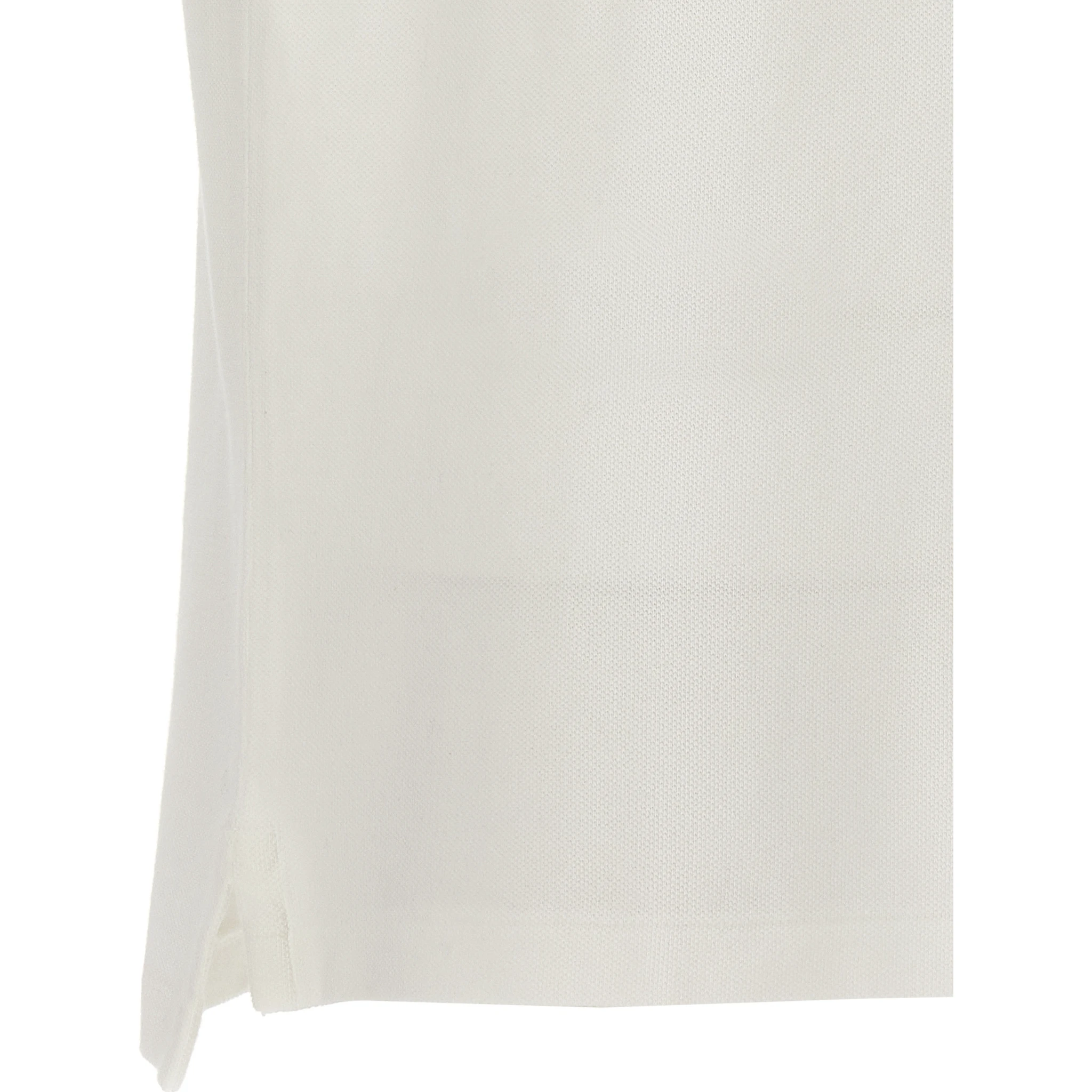 White Cotton Polo Shirt