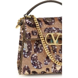Multicolor Silk Shoulder Bag