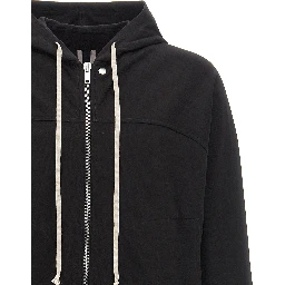 Black Cotton Hoodie