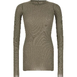 Gray Viscose T-Shirt