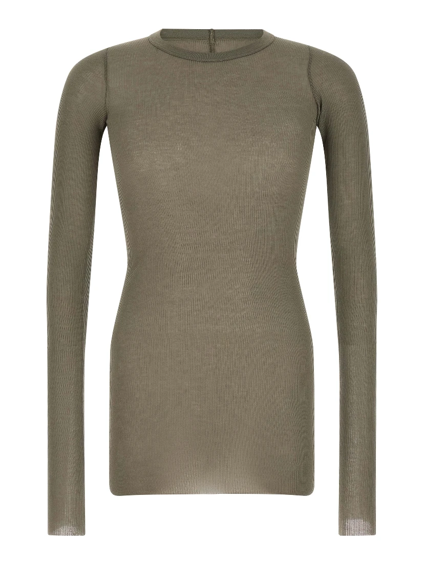 Gray Viscose T-Shirt