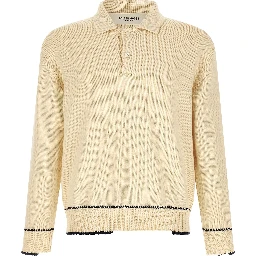 White Cotton Polo Shirt