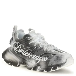 Gray Polyamide Athletic Sneakers