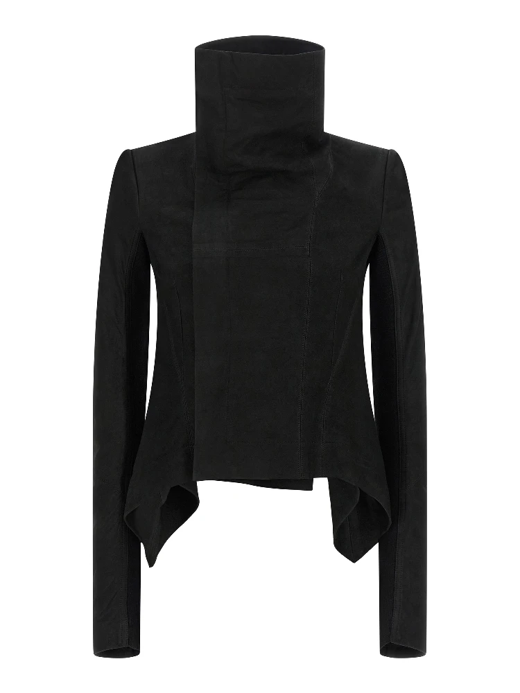 Black Lamb Leather Leather Jacket