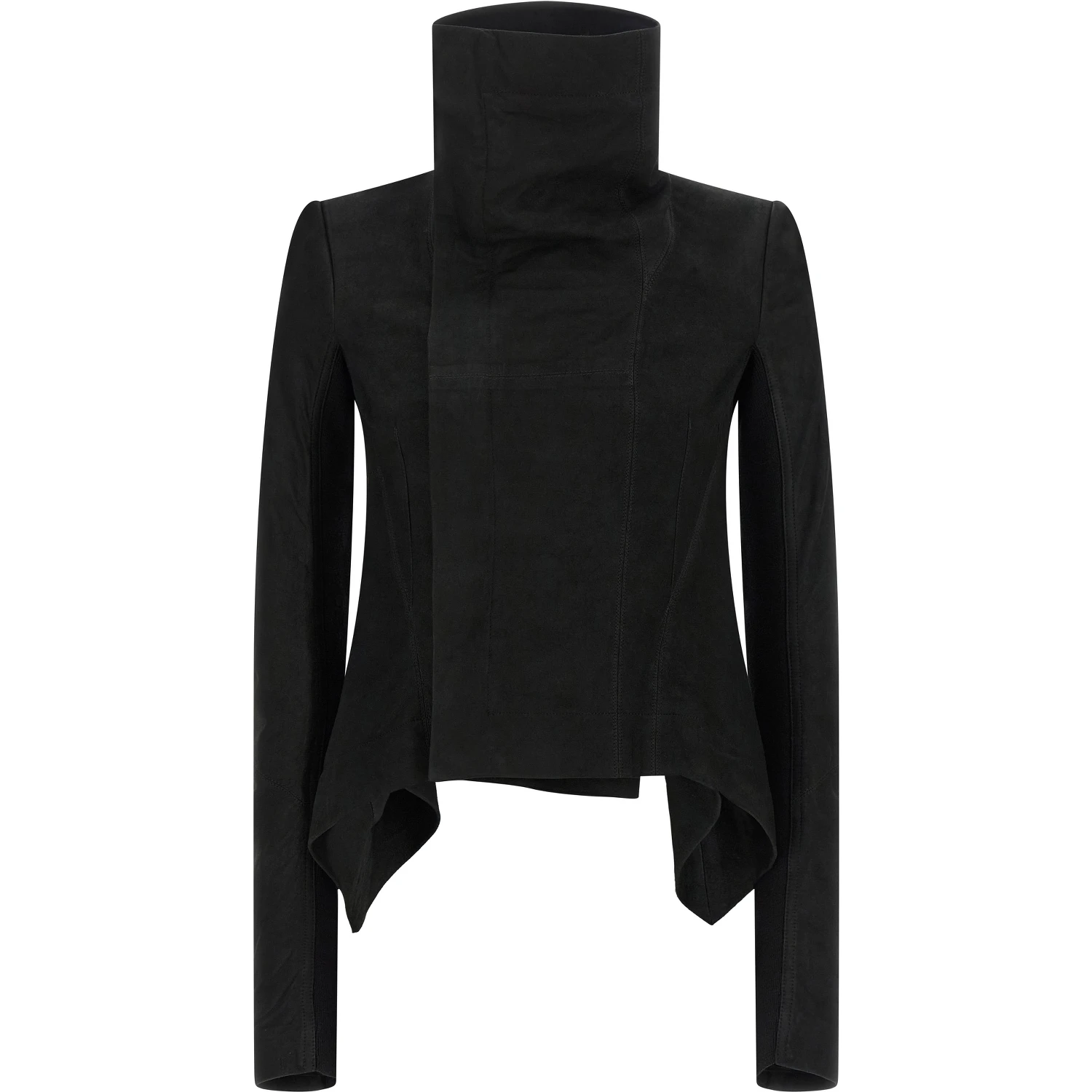 Black Lamb Leather Leather Jacket