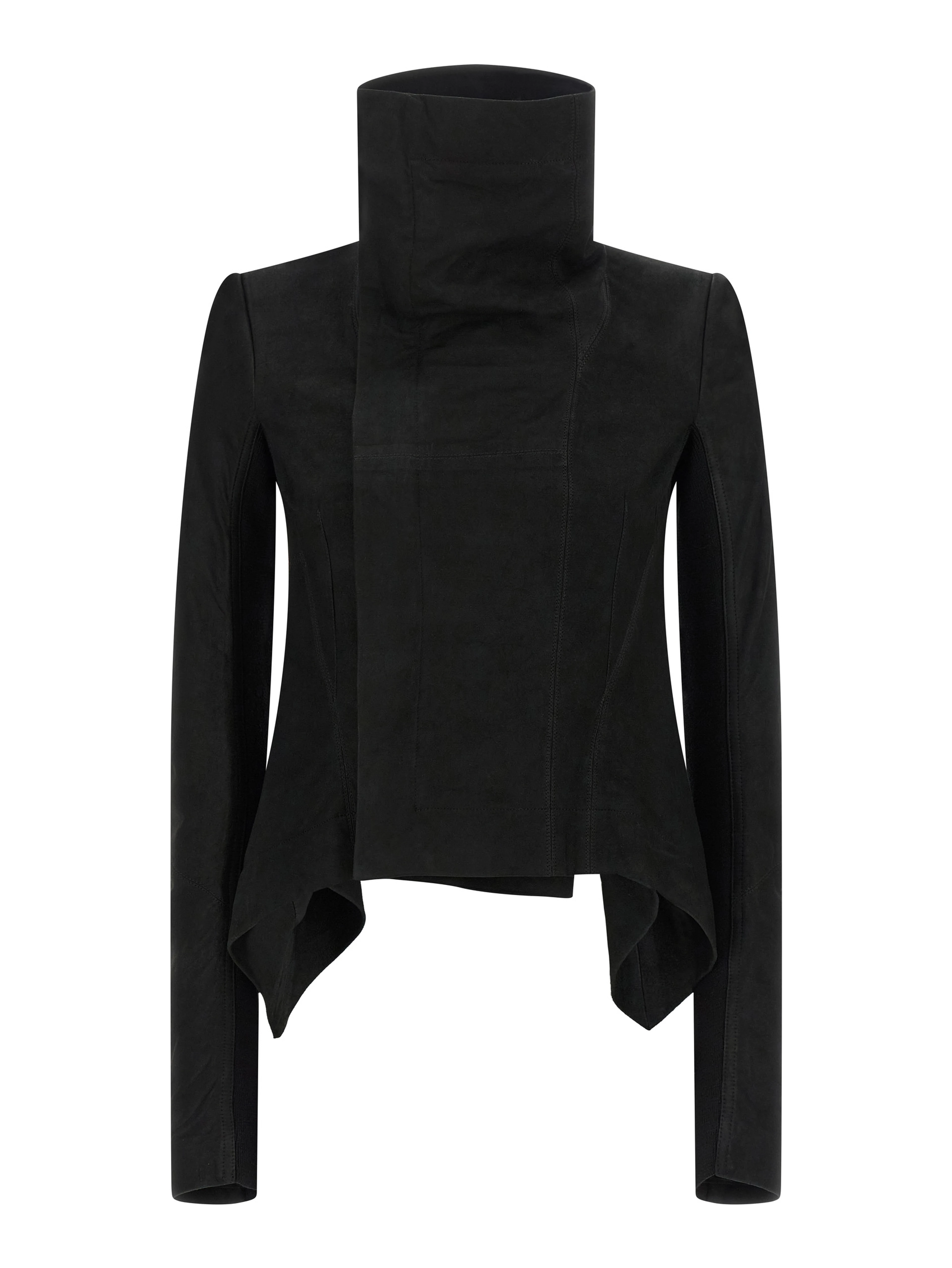 Black Lamb Leather Leather Jacket