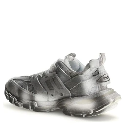 Gray Polyamide Athletic Sneakers
