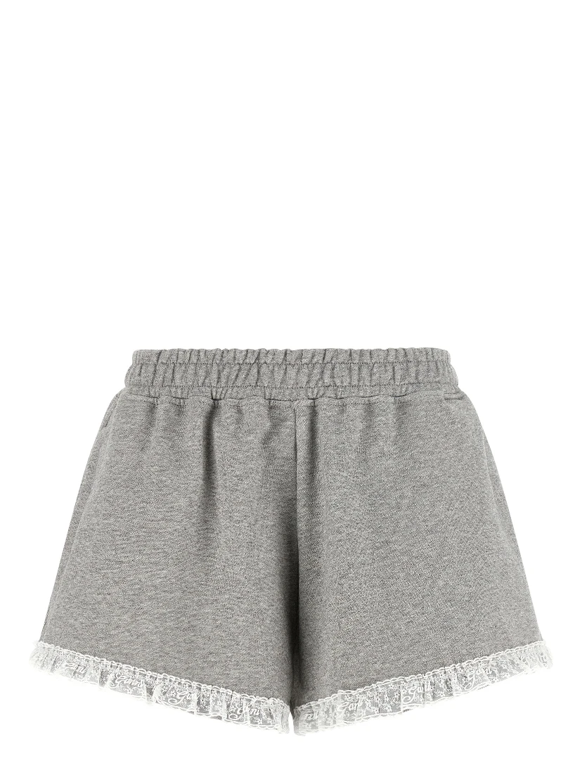 Gray Organic Cotton Bermuda Shorts