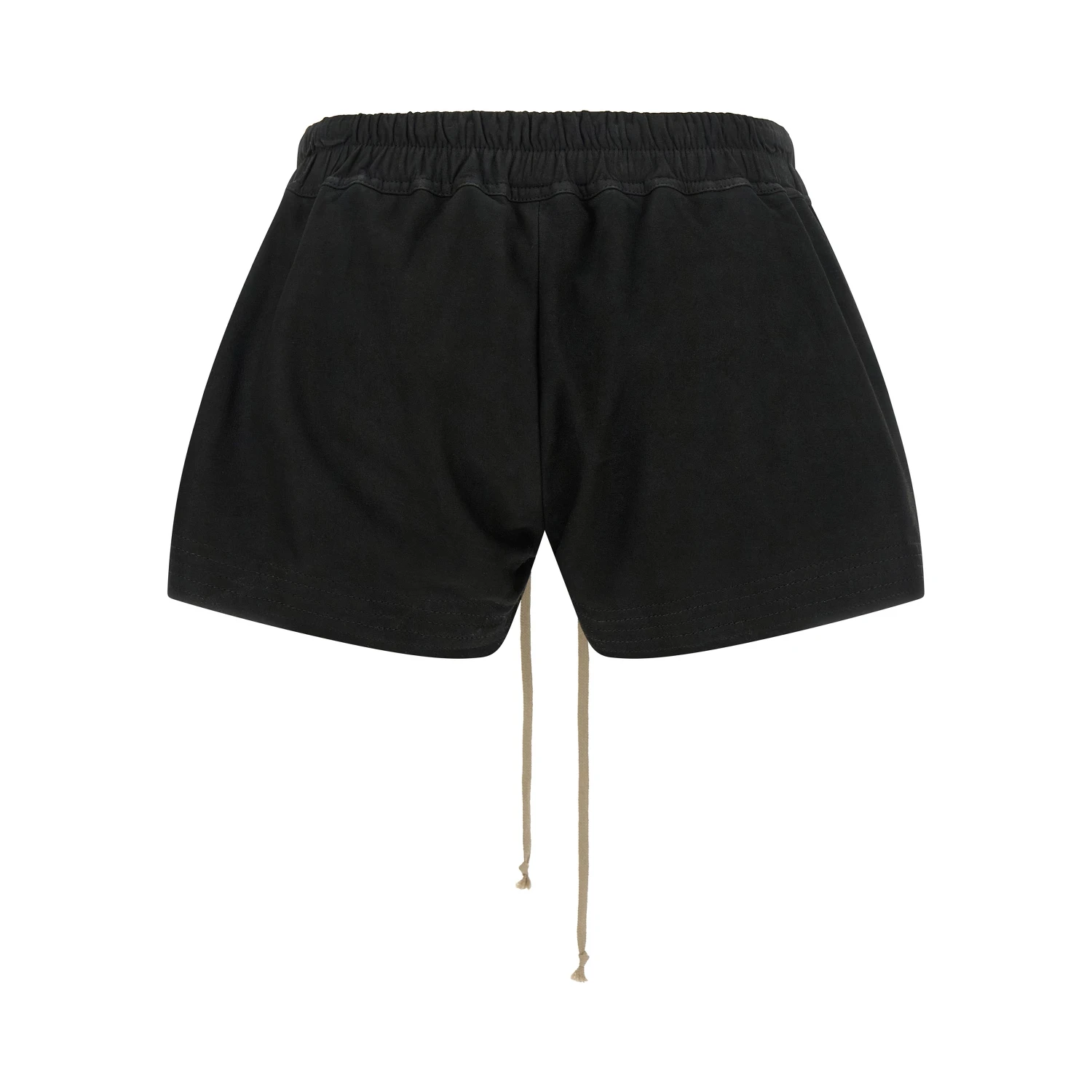 Black Lamb Leather Bermuda Shorts