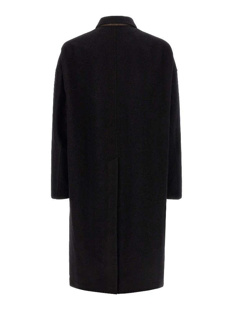 Black Virgin Wool Coat alternative