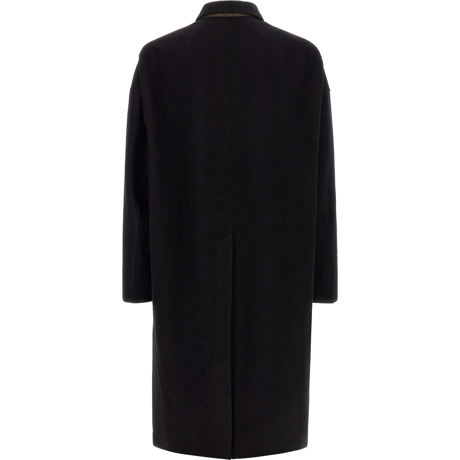 Black Virgin Wool Coat