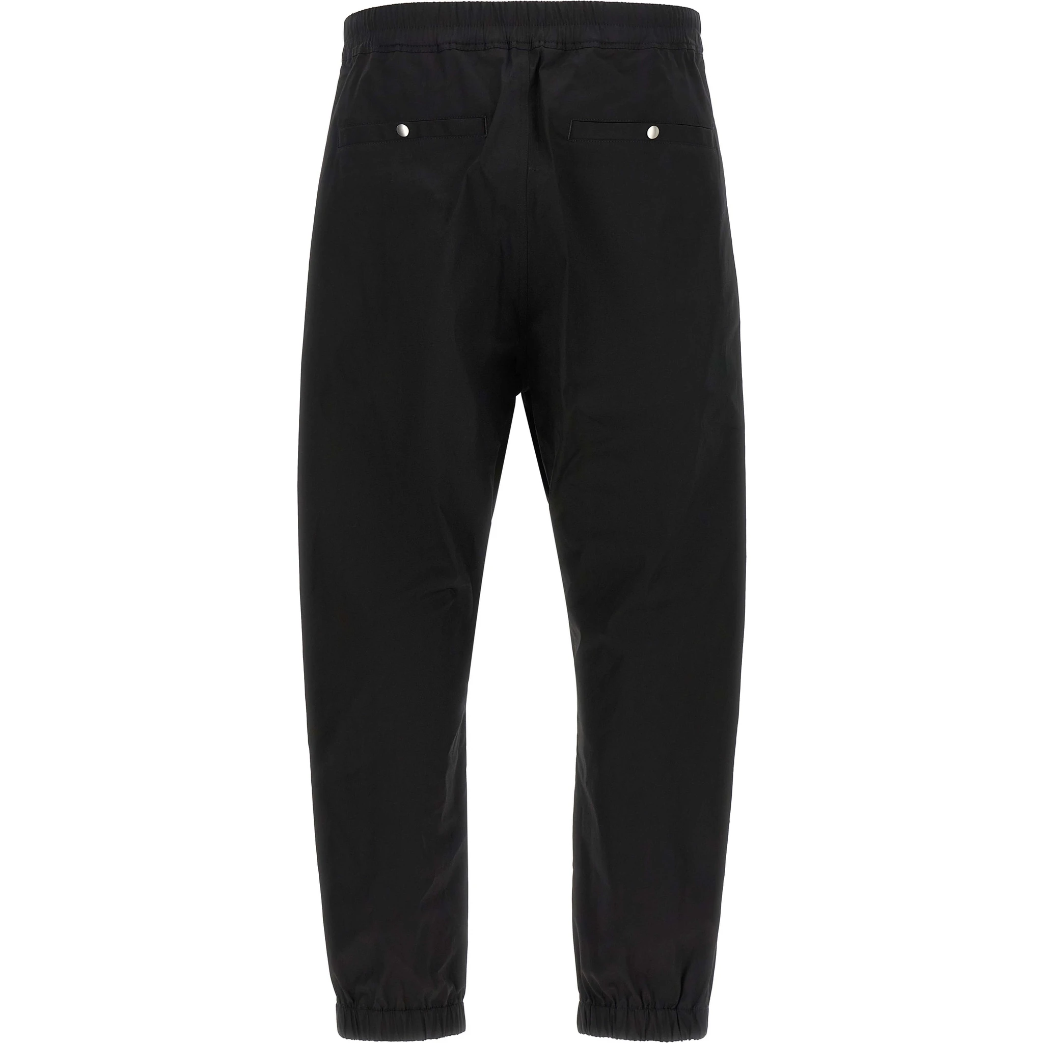 Black Cotton Joggers (Workout Pants)