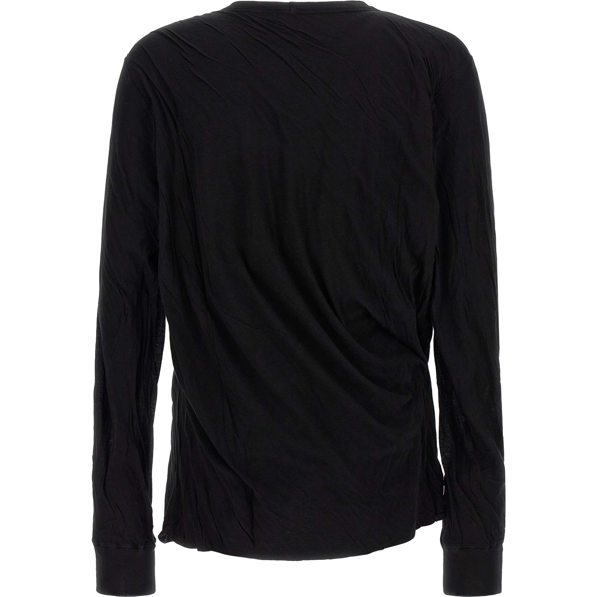 Black Cotton T-Shirt