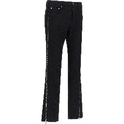 Black Virgin Wool Pants