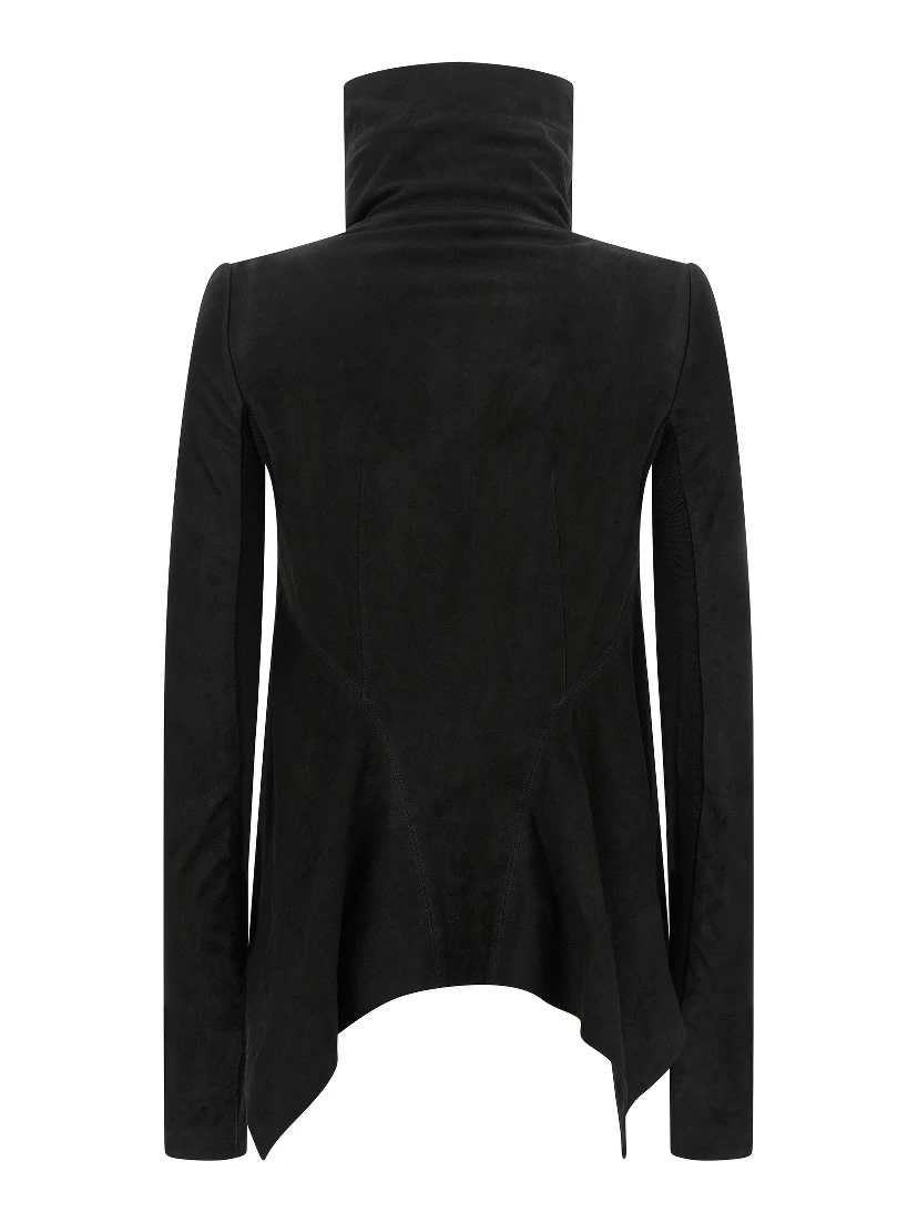 Black Lamb Leather Leather Jacket