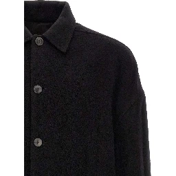 Black Virgin Wool Coat