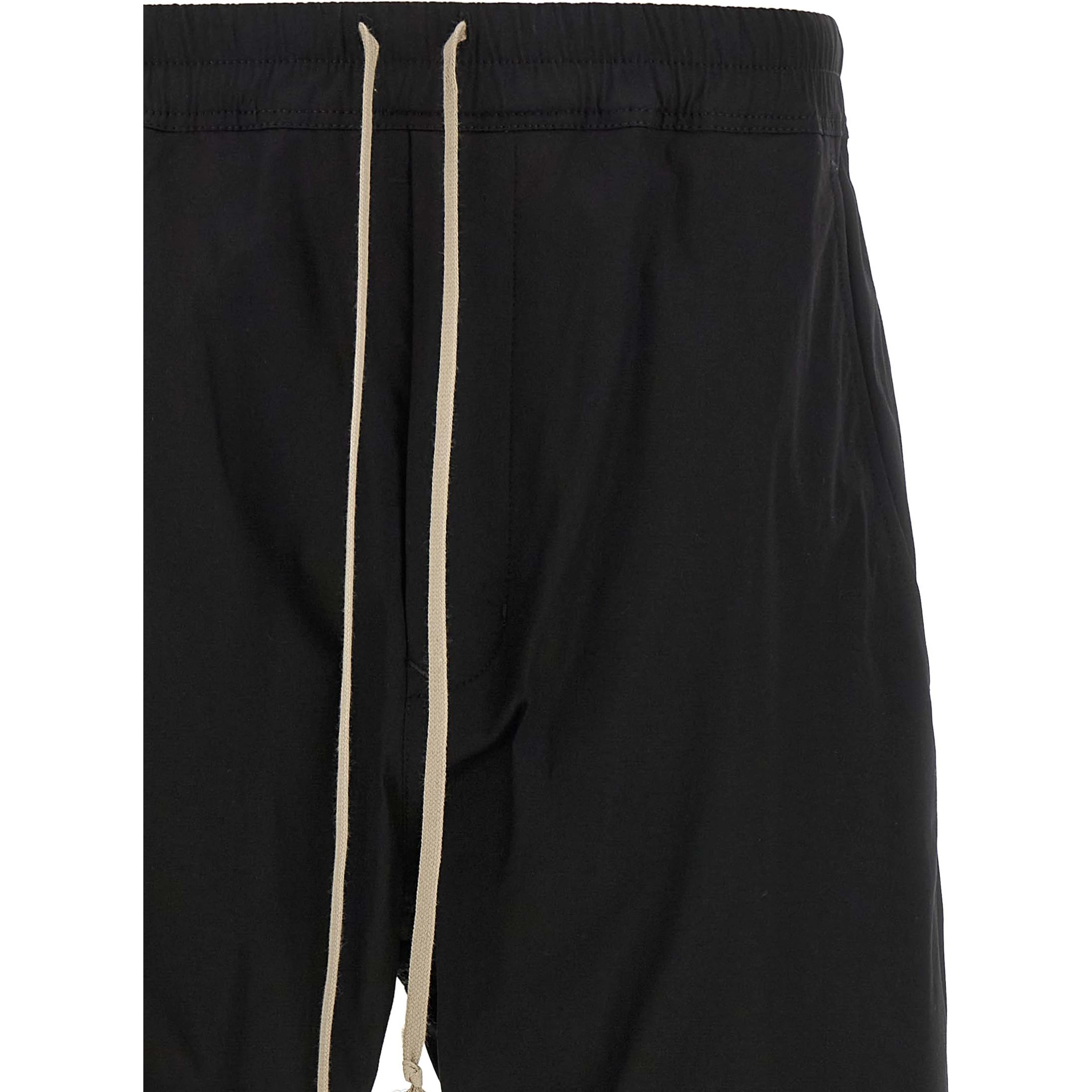 Black Cotton Joggers (Workout Pants)