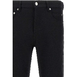 Black Virgin Wool Pants