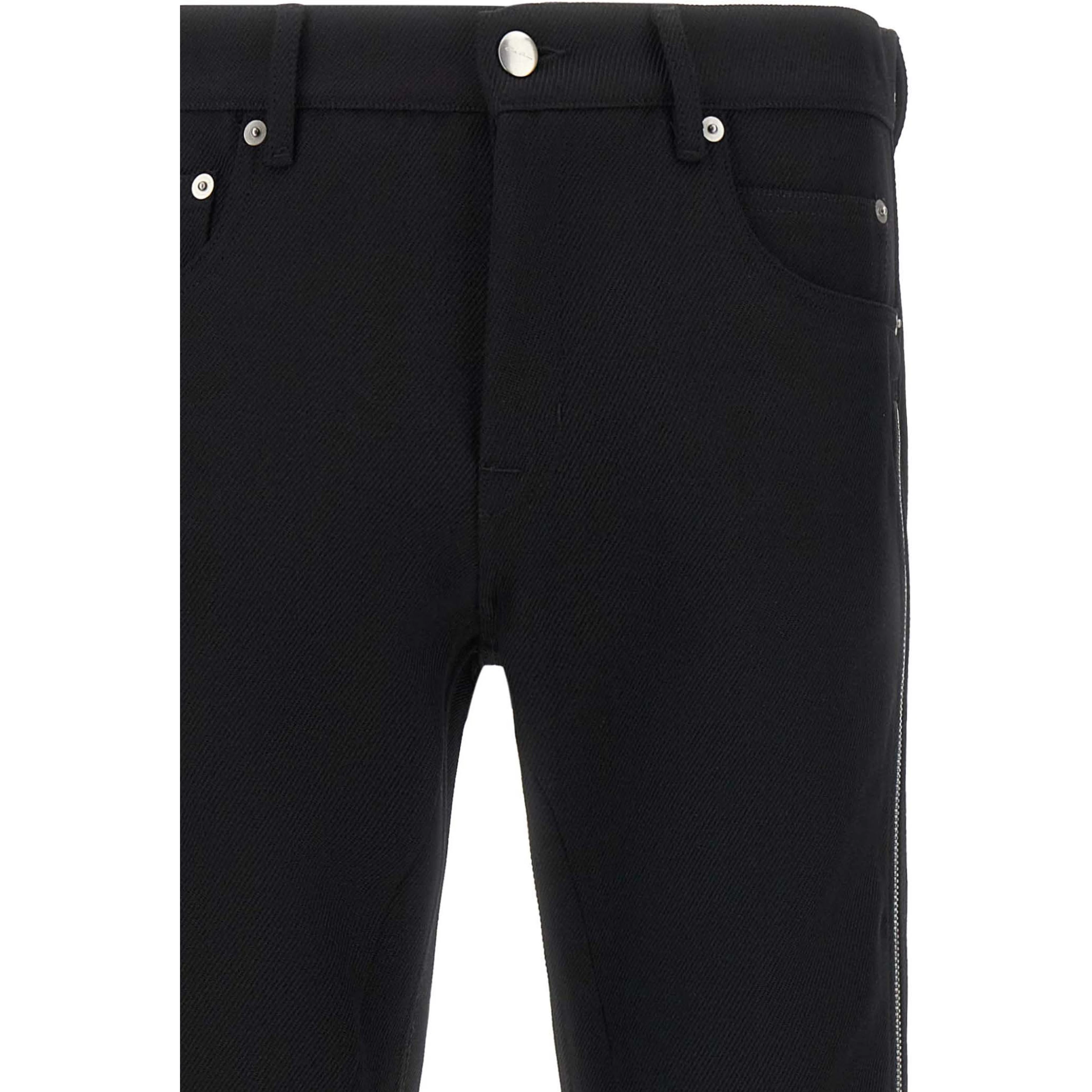 Black Virgin Wool Pants