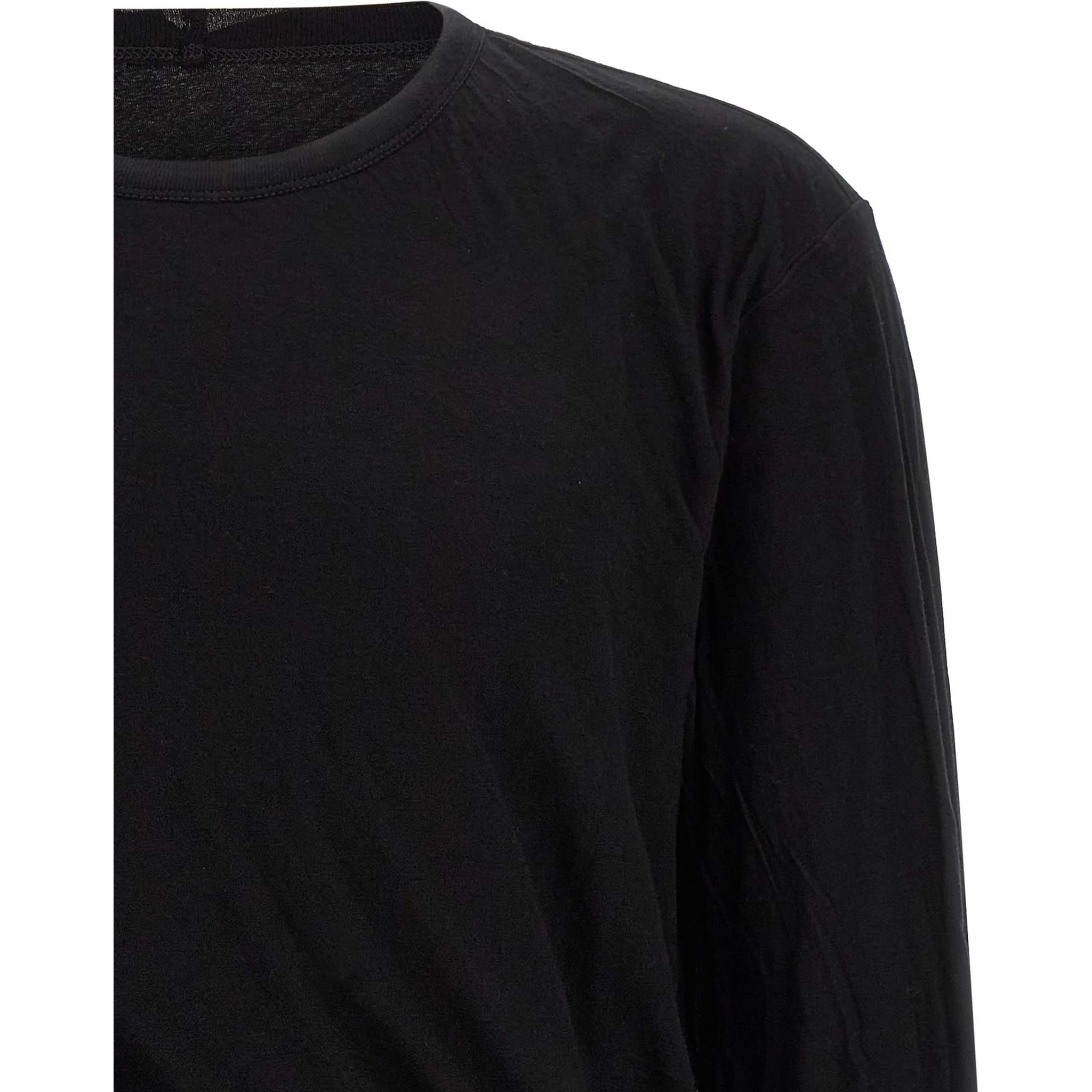 Black Cotton T-Shirt