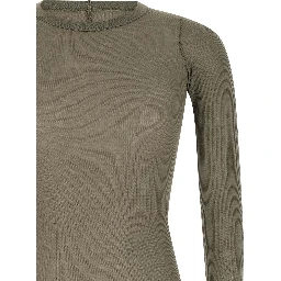 Gray Viscose T-Shirt