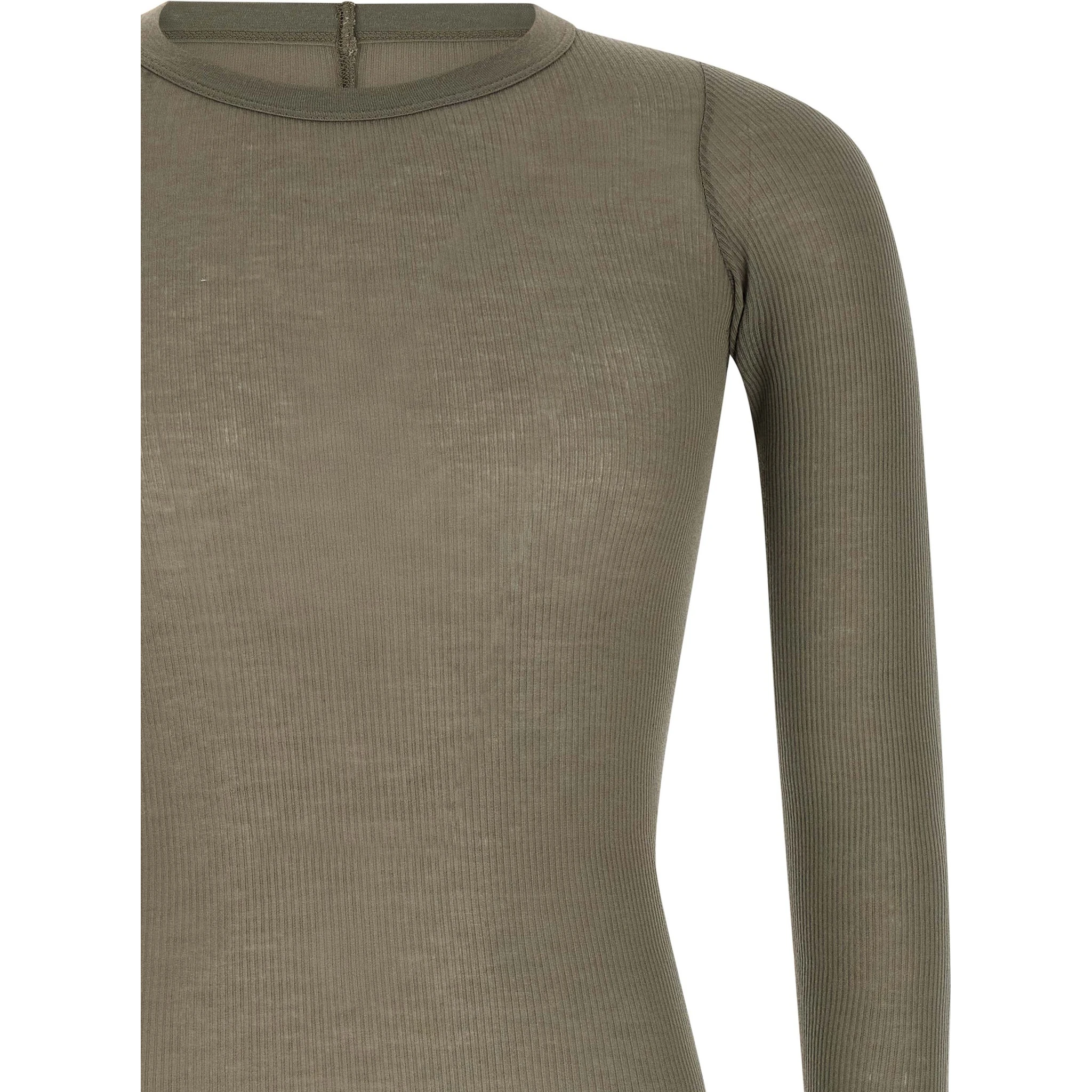Gray Viscose T-Shirt