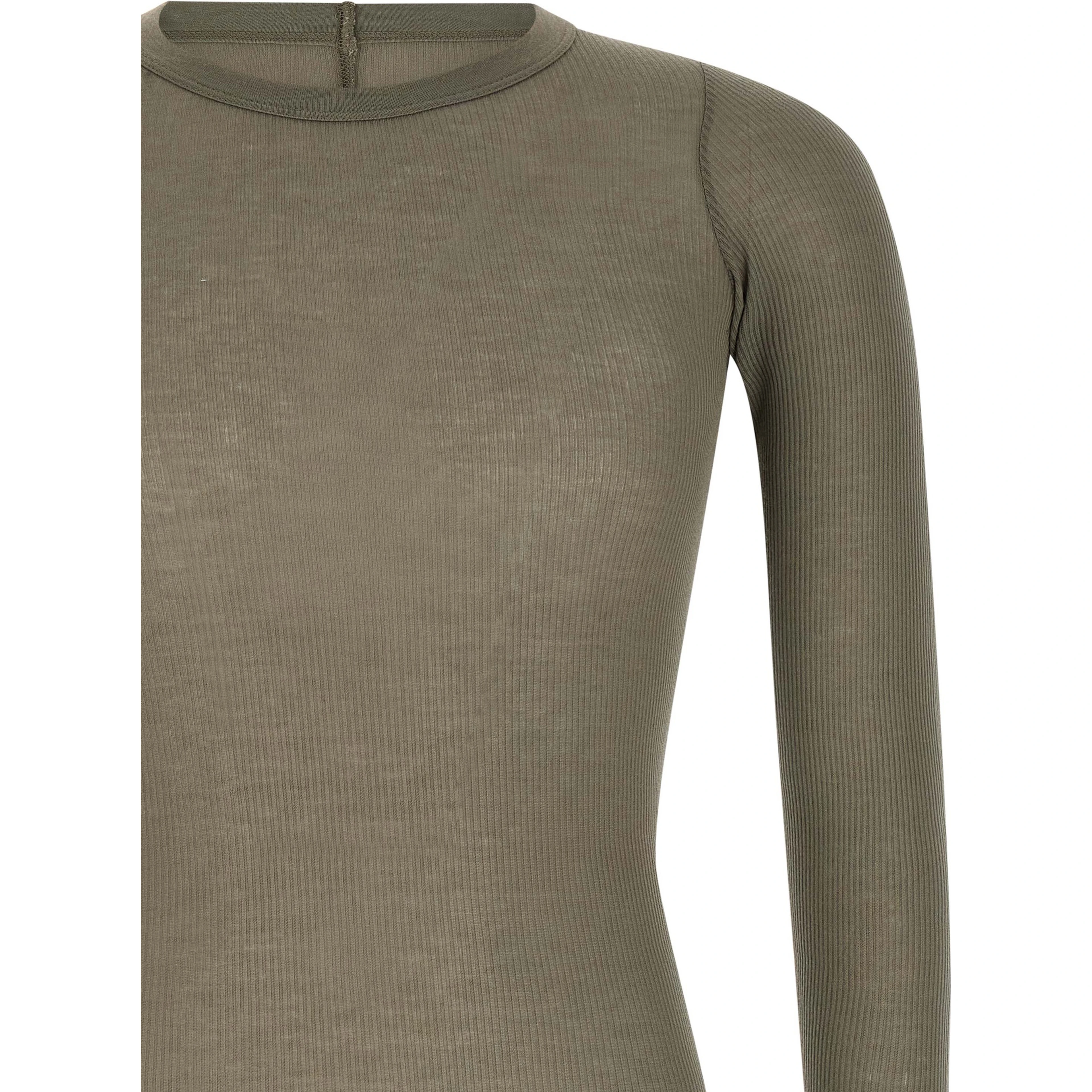 Gray Viscose T-Shirt