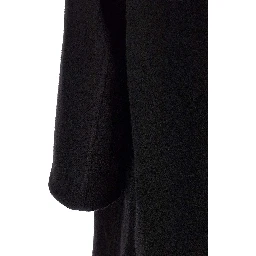 Black Virgin Wool Coat
