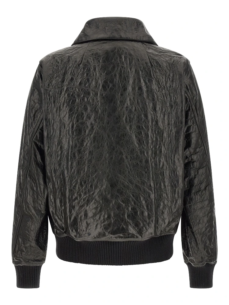 Black Lamb Leather Leather Jacket alternative