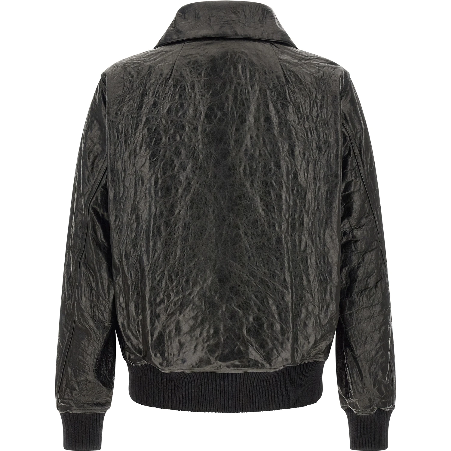 Black Lamb Leather Leather Jacket