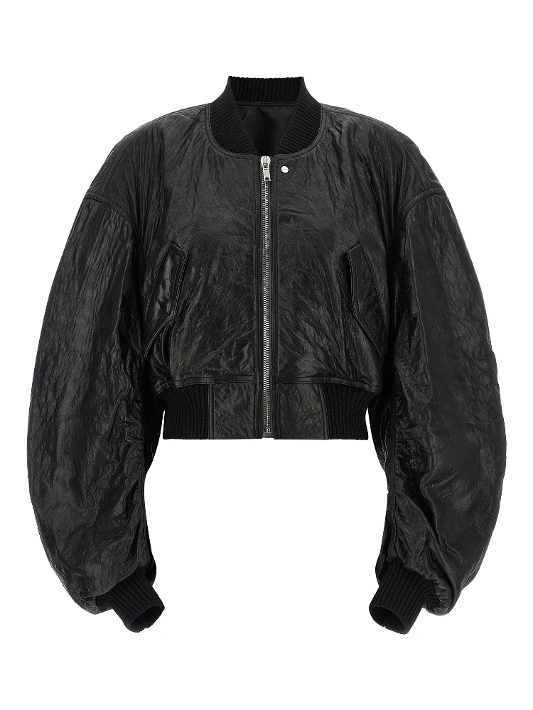 Black Lamb Leather Leather Jacket