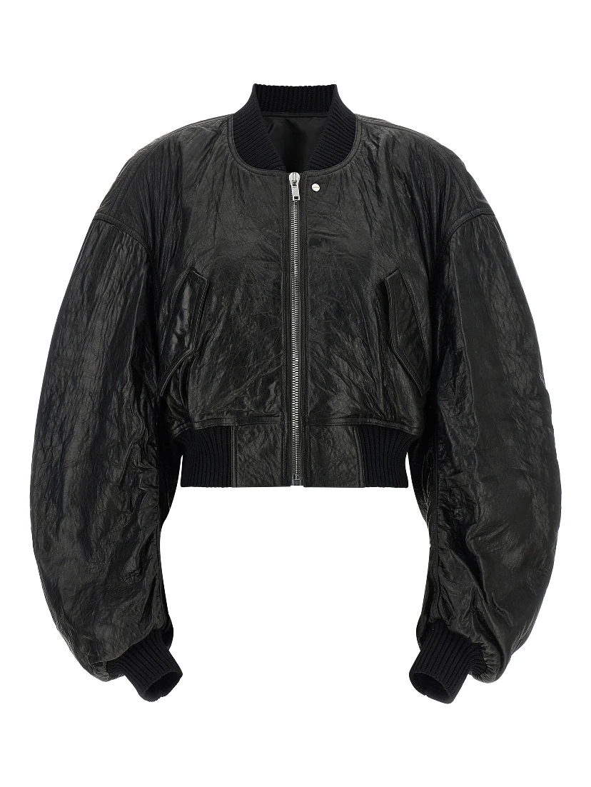 Black Lamb Leather Leather Jacket