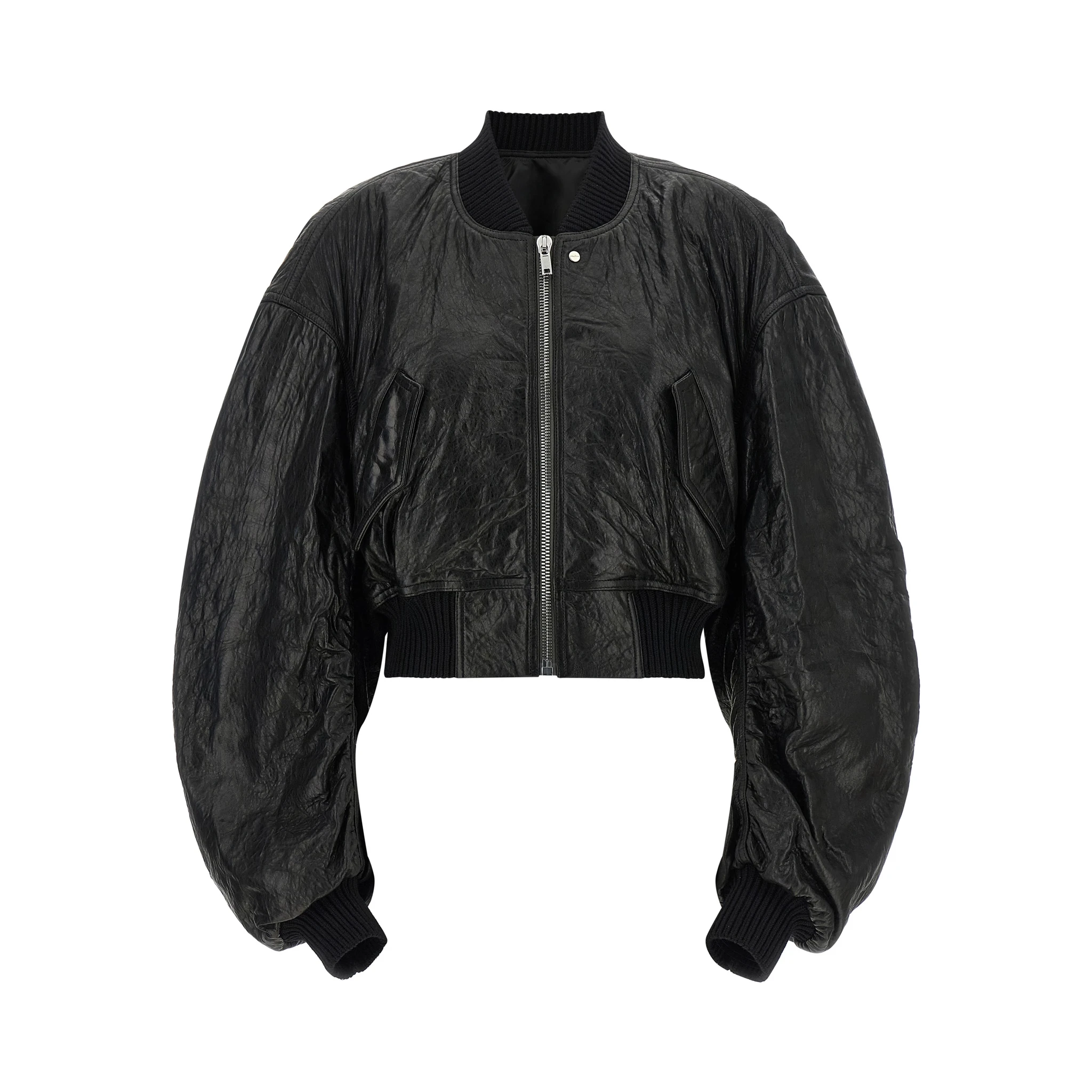 Black Lamb Leather Leather Jacket
