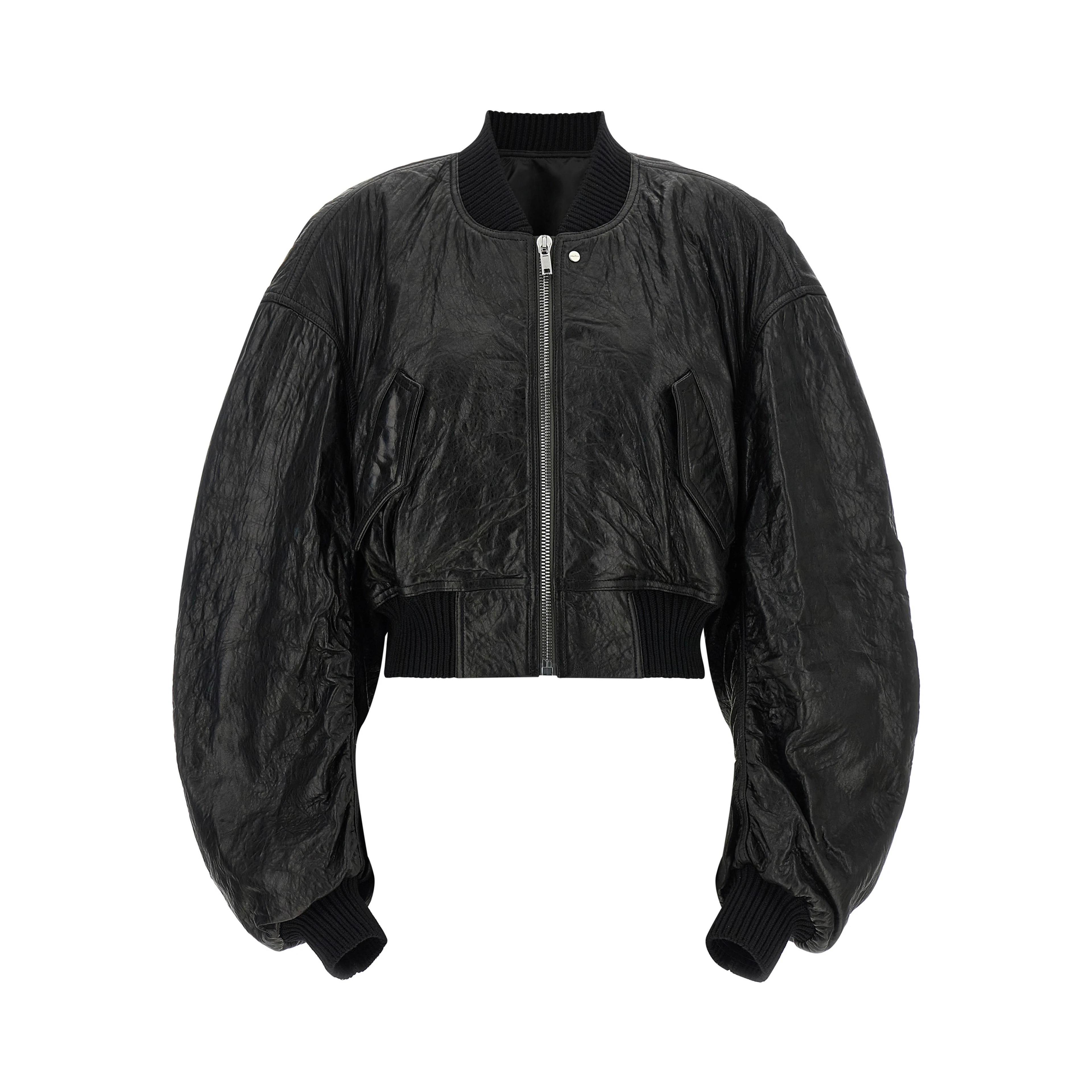 Black Lamb Leather Leather Jacket