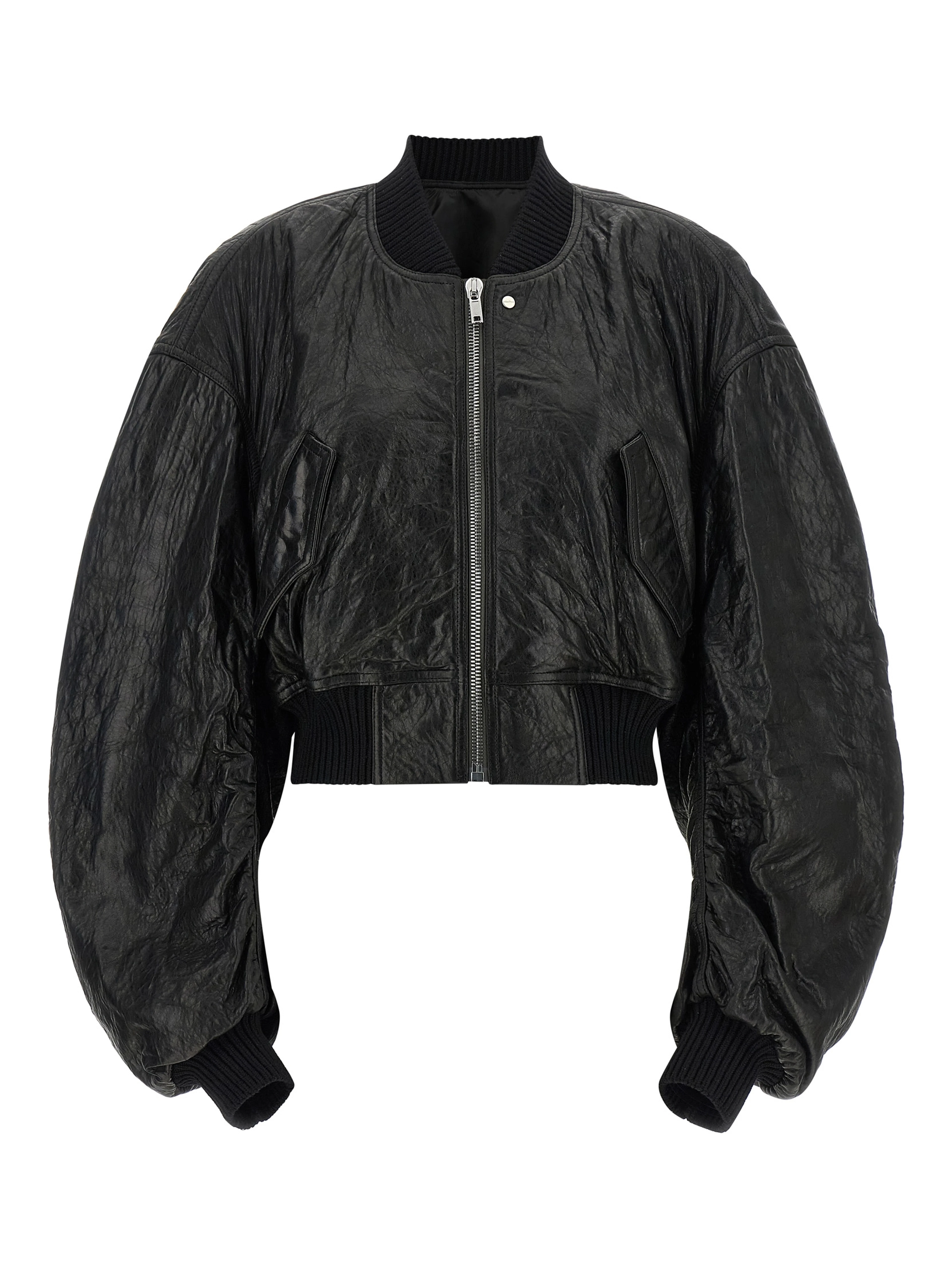 Black Lamb Leather Leather Jacket