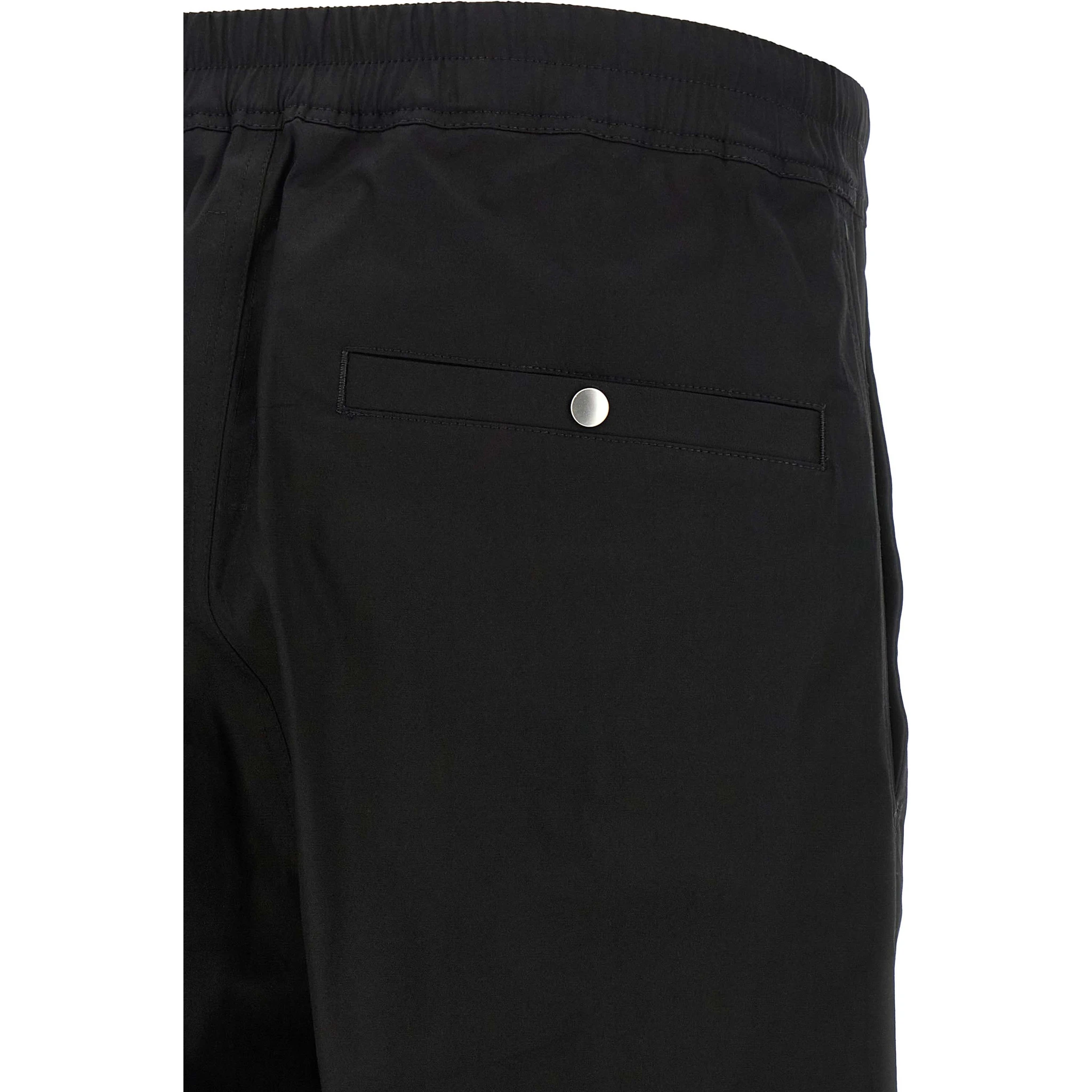 Black Cotton Joggers (Workout Pants)