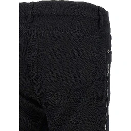 Black Virgin Wool Pants