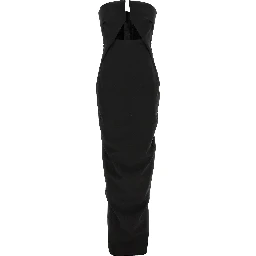 Black Wool Long Dress