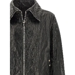 Black Lamb Leather Leather Jacket