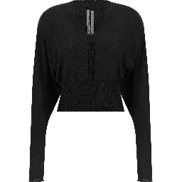 Black Cotton Sweatshirt
