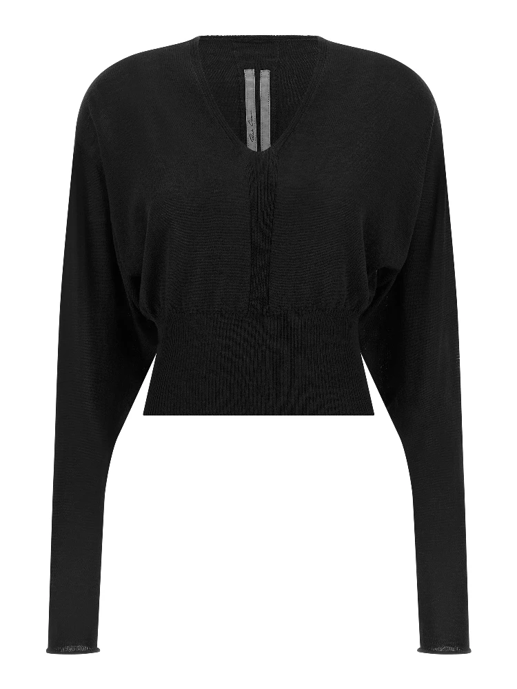Black Cotton Sweatshirt