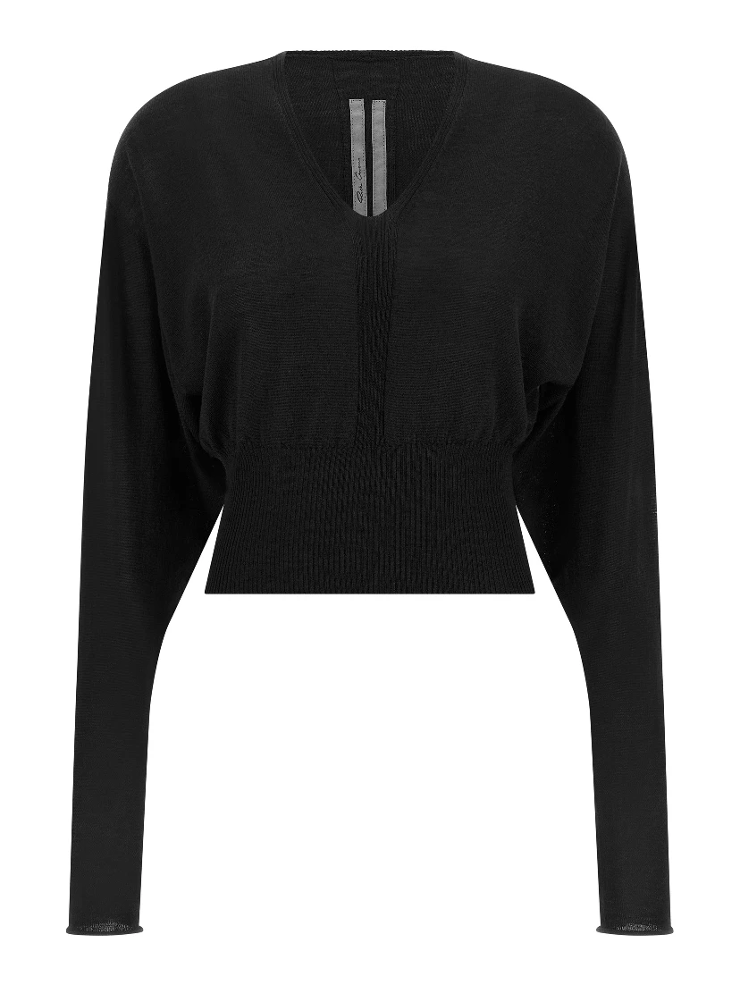 Black Cotton Sweatshirt